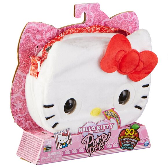 NEW Hello Kitty Sanrio Purse Pets w/ 30 Sounds Blinking Eyes Crossbody Bag Inter - Picture 7 of 16